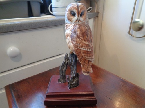 Danbury mint david tawney owl - danbury,